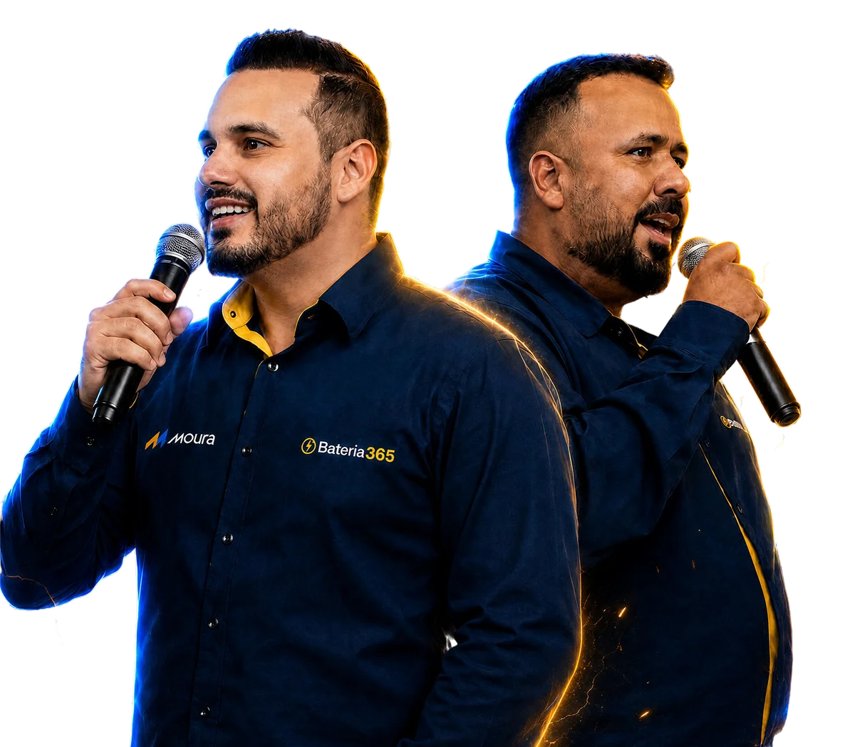 Rafael André e Davi Barbosa, especialistas Bateria 365